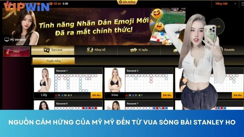 Nguồn cảm hứng của Mỹ Mỹ đến từ vua sòng bài Stanley Ho