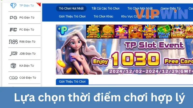 Lựa chọn thời điểm quay đúng