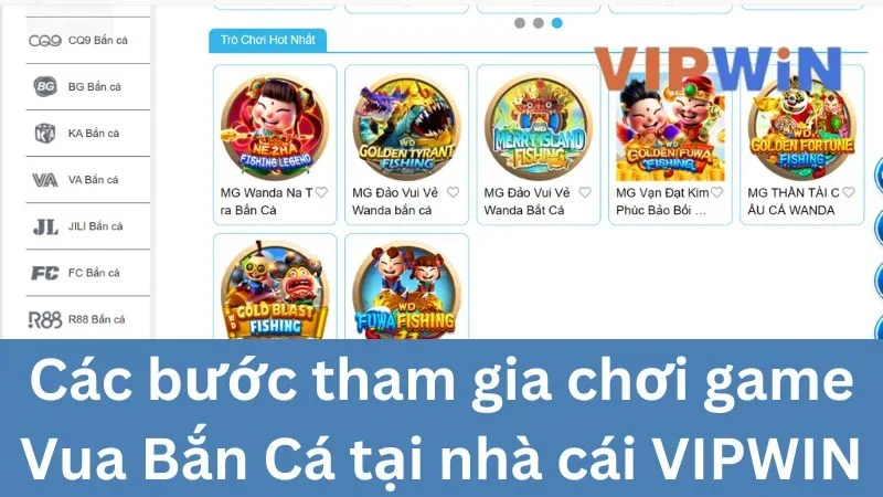 Cách tham gia Vua Bắn Cá